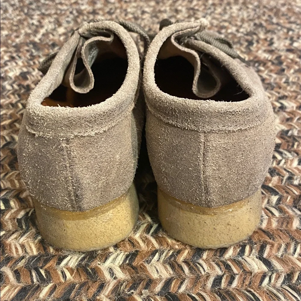 Clarks Women's Taupe Suede Wallabee Ankle Boots